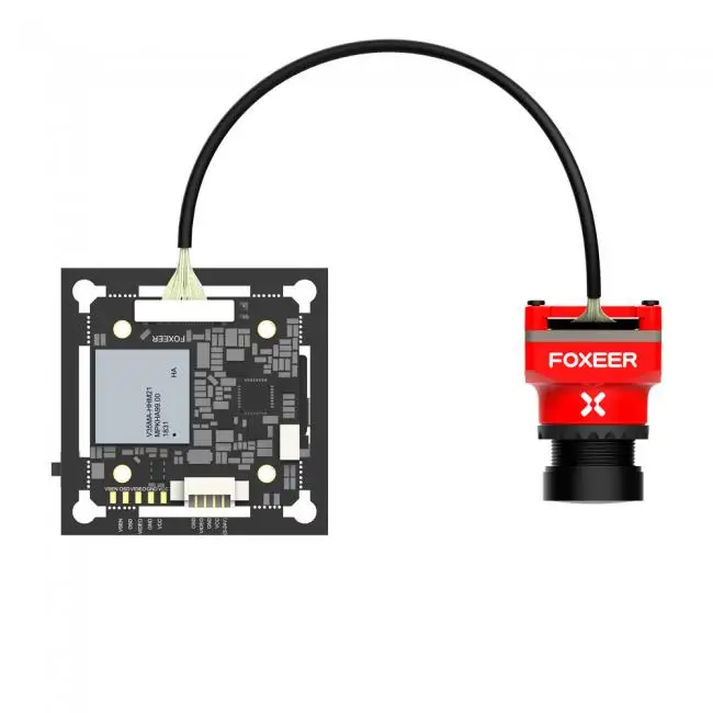 

Foxeer Mix 16:9/4:3 PAL/NTSC Switchable 1080p 60fps Super WDR Mini HD FPV Camera with 2.1mm lens for FPV racing drone part