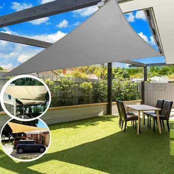 

3m/3.6m/4M UV Waterproof Sun Shade Sail Shade Net Awning Outdoor Courtyard Swimming Pool Gazebo Canopy Shading Park