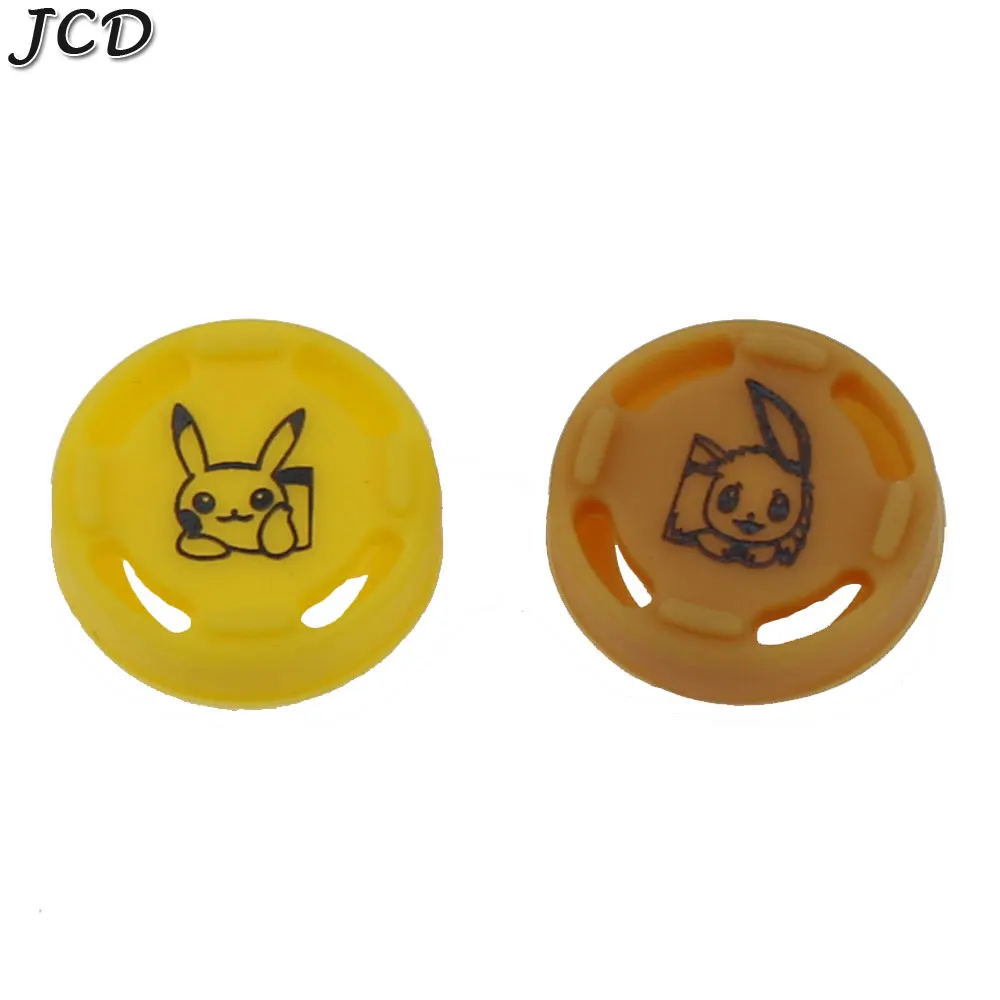 JCD 2 предмета Силиконовой Крышки для Nintendo Switch NS NX Joy Con аналоговый джойстик Stick Thumb