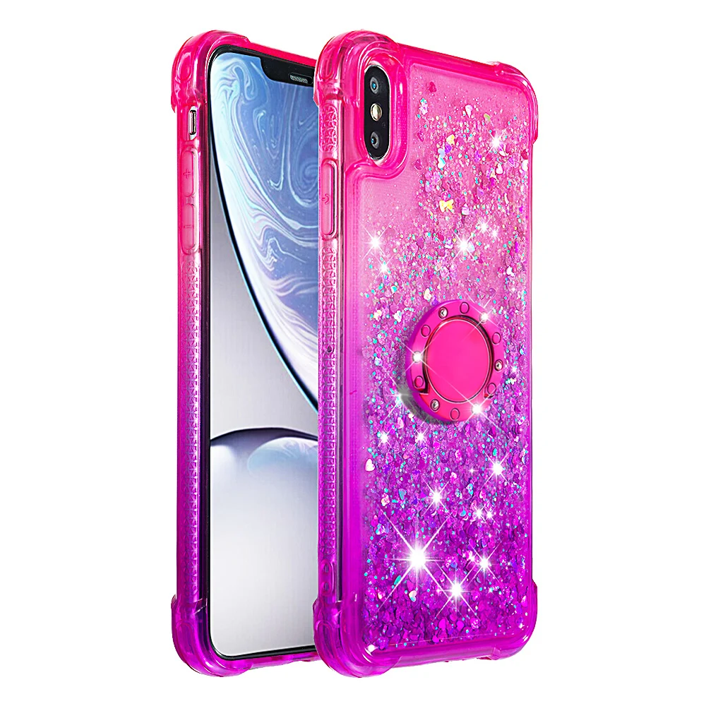 Роскошные градиента чехол «зыбучие пески» для samsung Galaxy A10 M10 A20 A30 A40 A50 A70 M20 A20E A9 A7 противоударный чехол - Цвет: PP