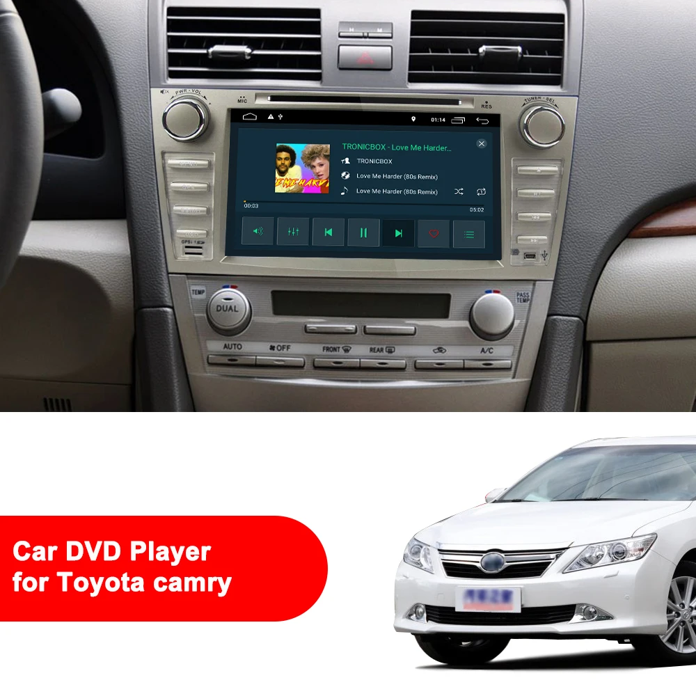 Clearance 2G+16G Android 9.1 Car Multimedia DVD CD Player 8 inch GPS Auto Radio WiFi 2 din USB for Toyota Camry 40 50 2006-2011 47 1