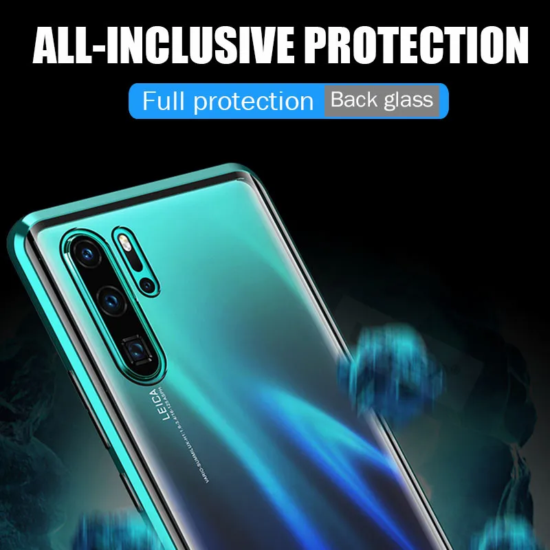 Металлический магнитный адсорбционный чехол для huawei 30 Pro mate 20 Lite 10 P Smart, полный защитный чехол для Honor 10 Lite