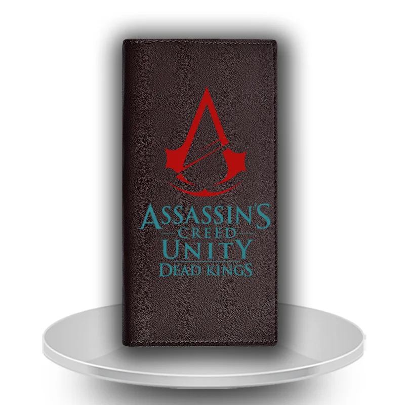Assassins Creed, модный кошелек, карта, посылка, мужской кошелек, маленький винтажный кошелек, высокое качество, дизайнерский, короткий, длинный, секционный кошелек - Цвет: Section I