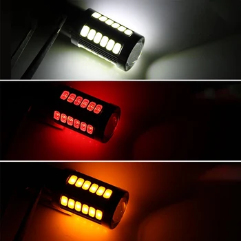 

50Pcs/Set LED BA15S P21W 1156 White light Bulbs Car Rear Brake Reverse DRL Signal Lamp Taillight Bulb Auto Accessories
