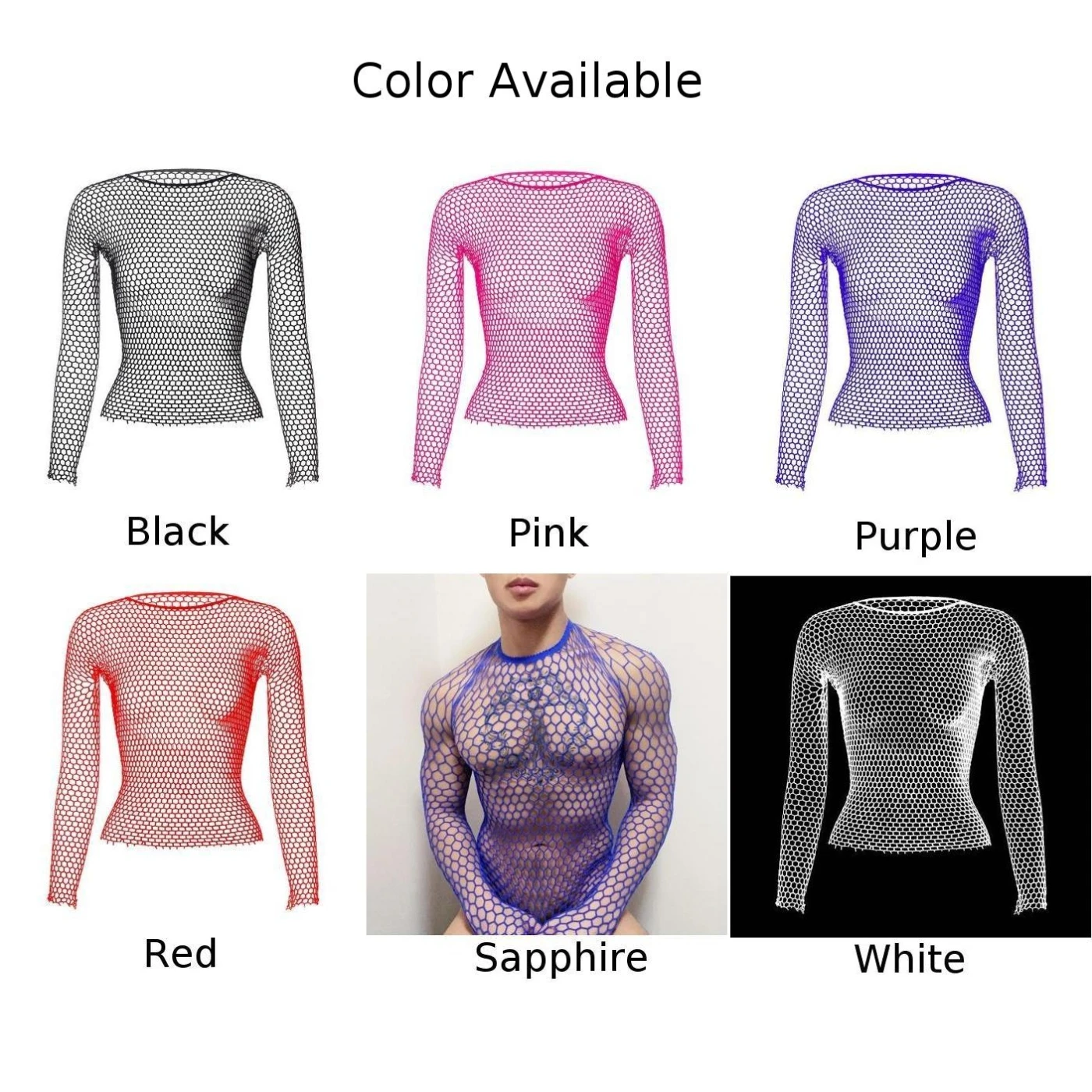 Рисунок 5 - Мужская эластичная сетчатая рубашка