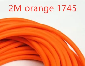 1 м 2 м 5 м Рогатка полые резинка, ленточка для стрельбы катапульта латексная трубка открытый охотничий лук и стрела аксессуары - Цвет: 2M Orange