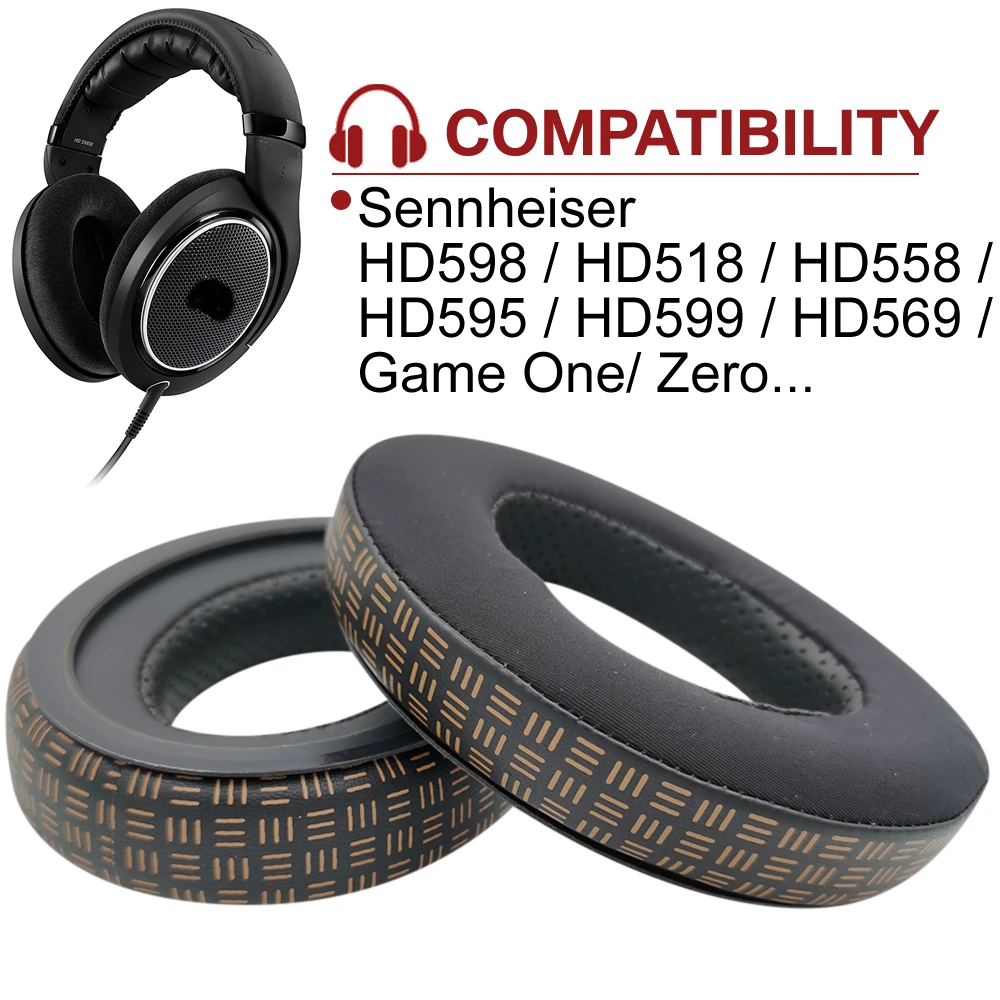 

iNeedKit Upgraded Cooling Gel Earpads Compatible with Sennheiser HD598, HD595, HD559 , HD558, HD515, Game One/ Zero Headphones