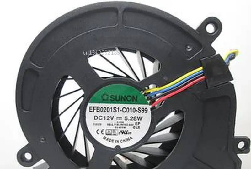 Для EFB0201S1-C010-S99 AC/DC 12V 5,28 W 4-проводной вентилятор охладителя сервера