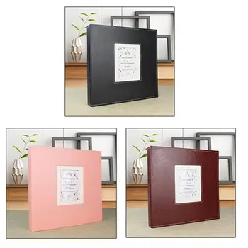 

Album Large Capacity 600 Sheets Mixed Retro Creative Gift Leather Insert Photo Album Nostalgic Classic