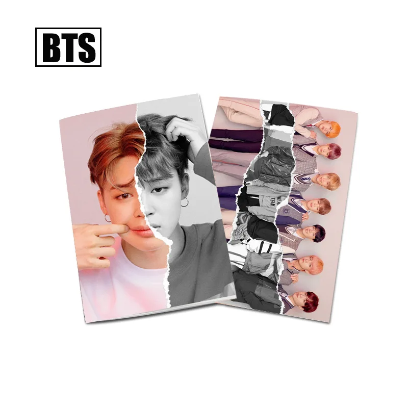 K pop Bangtan boys kawaii альбом с тем же абзацем 24 страницы Записная книжка Дневник kpop бродячий детский kpop - Цвет: JIMIN