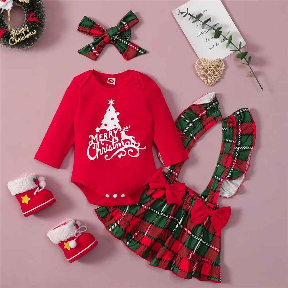 First Christmas Outfit Baby Girl First Christmas Baby Kids Baby