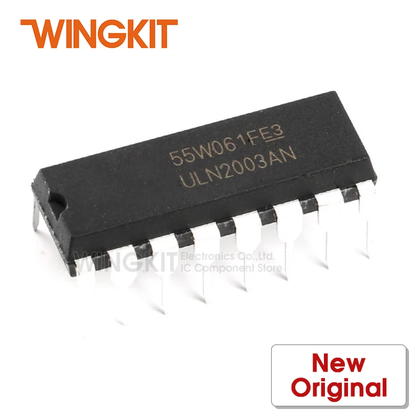 5PCS ULN2003AN PDIP16 ULN2003A ULN2003 ULN200 PDIP-16 50V 7-Ch Darlington Transistor Array | Электроника