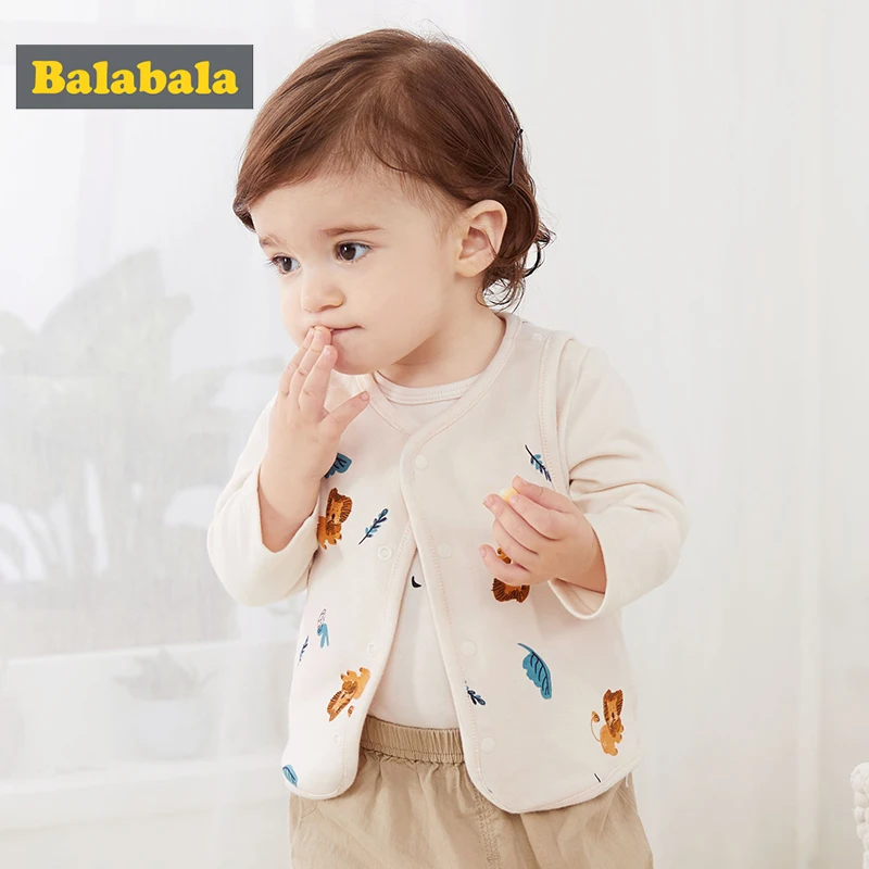 Balabala/Детское платье без рукавов, Детская осенняя одежда для девочек Новое Детское платье без рукавов на маленьких мальчиков, жилет для мальчика, модная одежда из хлопка
