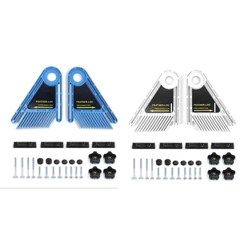 

Multi-Purpose Feather Loc Board Set Double Featherboards Miter Gauge for Woodworking Engraving Machine Slot DIY Tools