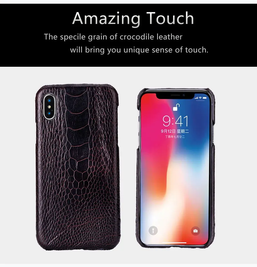 Чехол для телефона для iPhone 6 6s 7 8 Plus 11 Pro X Xs чехол для MAX XR настоящая страусиная кожа задняя крышка для iPhone 7p 8p чехол