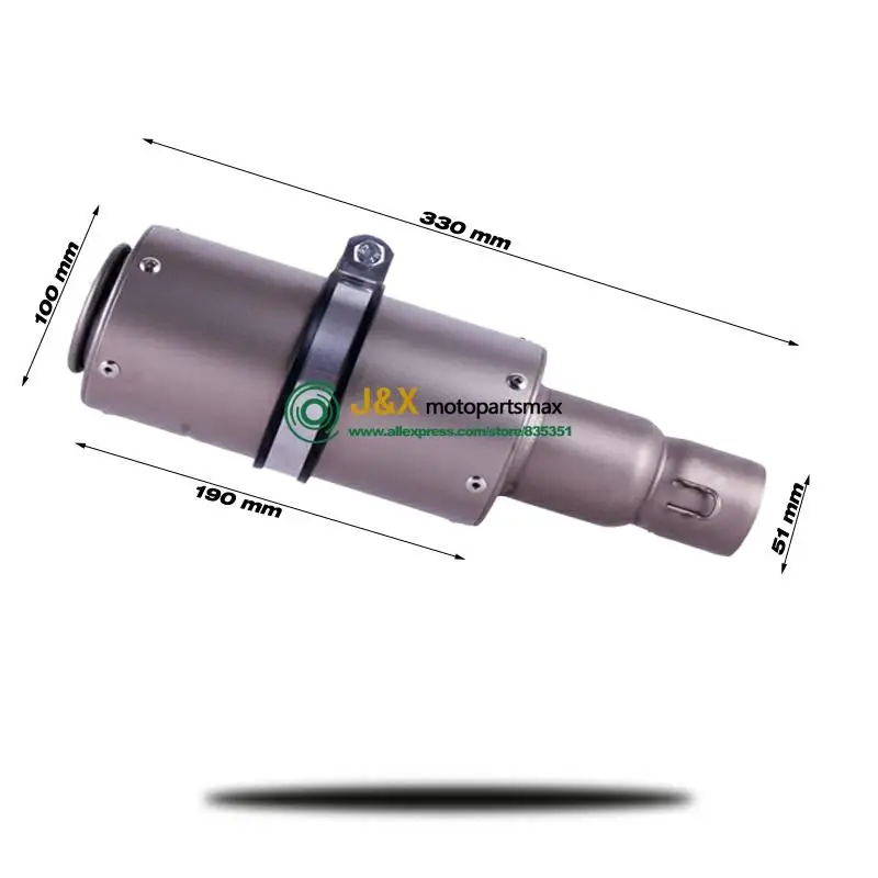 YZF R25 R3 MT-03 MT03 полная выхлопная система мотоцикла Mid Link труба глушитель слипоны для Yamaha R25 R3 MT03