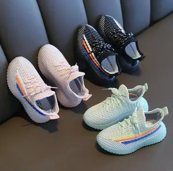 

Children Sneakers Girls Boys Lightweight Sport Running Shoes Mesh Breathable Soft Baby Kids Casual Walking Tennis Canvas Shoes