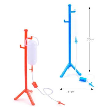 

1 Set Baby Pretend Toy Set Doctor Role-playing Drip Infusion Bottle Child Medical Toys Kit with Hanging Bottle Simulation Toys