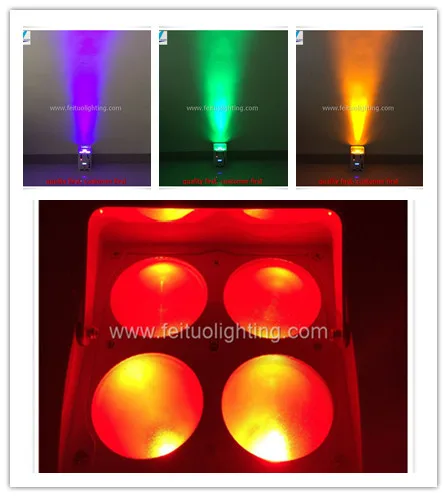 8/Лот+ flycase диоды питающиеся от батареек led uplights 4x12w rgbwa uv 2,4G wifi по телефону управление батарея беспроводной светодиод par light