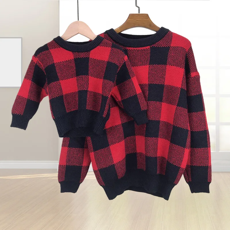 plaid sweater outfit