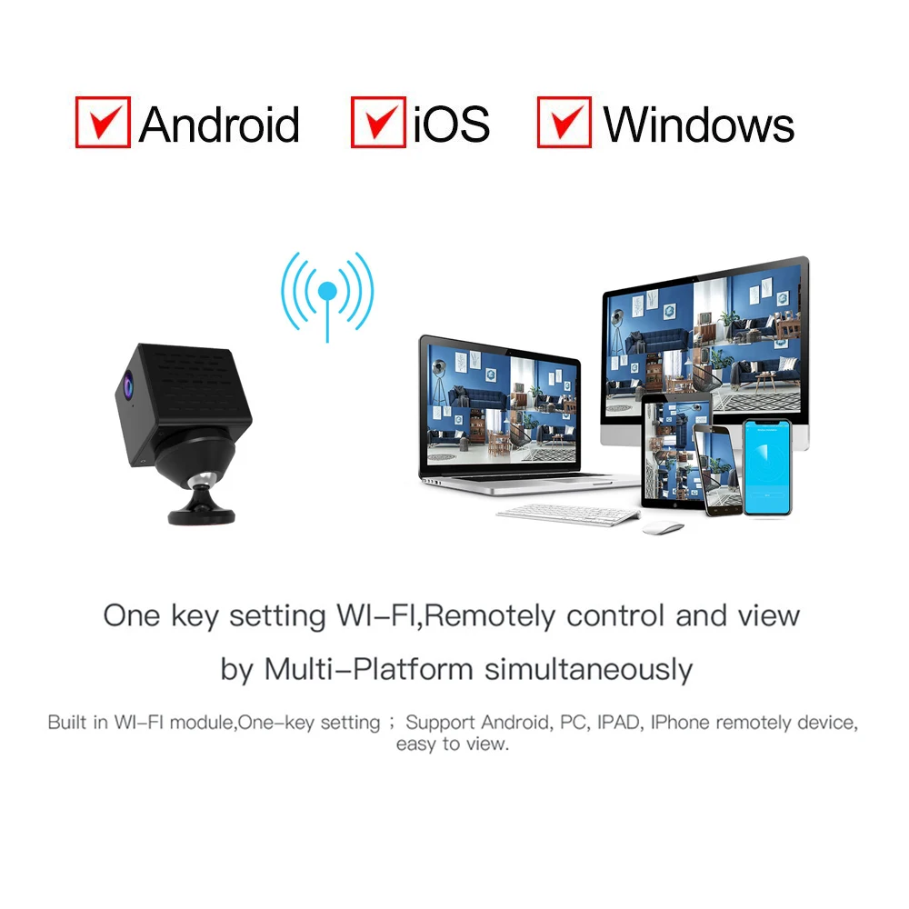 Vstarcam 1080P мини ip-камера батарея встроенный 150 градусов широкий угол ночного видения CCTV батарея Wifi камера детский монитор C90S