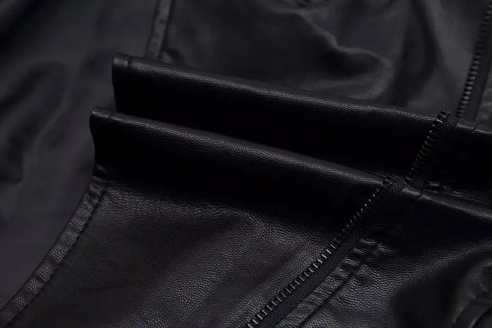 Leather Jacket Autumn/Winter New European and American Wind Short Women's Jacket Flow Su Leather Woman