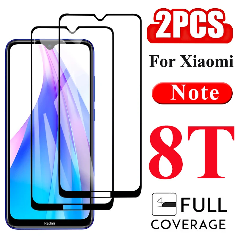 Note8t чехол для Xiao mi Red mi Note 8 T Coque Защитная пленка для экрана Xia mi Red mi Note8 T закаленное стекло Ksio mi Xia mi Re mi T8 Glas Cover
