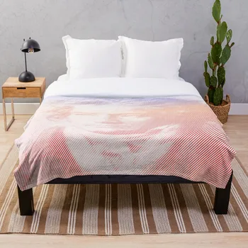 

Soft Blanket for Bed Sherpa Flannel Fleece Blanket Home Travel Sofa Soft Throw Blanket Beethoven Portrait With Gradient Effect