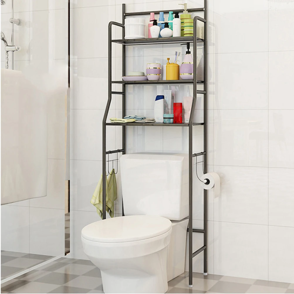 

3 Tier Over the Toilet Storage Rack Space Saving Bathroom Kitchen Organizer