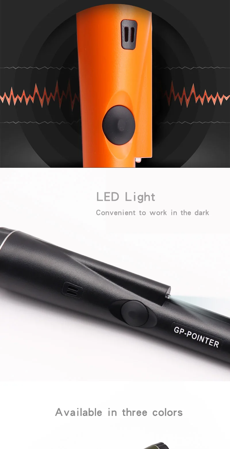 Новейший обнаруживающий металлоискатель GP-pointer Garrett Pro в том же стиле, статический металлоискатель