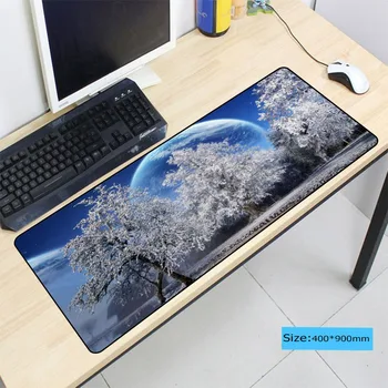 

White Tree Large Gaming Large Lockedge Mouse Mat Keyboard Mat Table Mat Desk Mat For Notebook Laptop Gamer Mouse pad