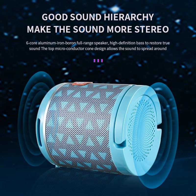 Беспроводная bluetooth колонка подставка для телефона серия наружное радио TWS1 + 1 fm