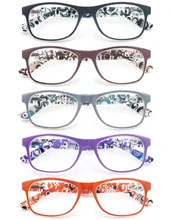 Modfans óculos de leitura feminino redondo grandes dimensões quadro leitores com dobradiça primavera para senhoras presbiopia óculos diopter + 1.0 + 4.0
