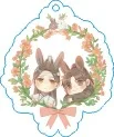 Мультяшный Tian Guan Ci Fu Xie Lian Hua Cheng акриловый милый брелок для ключей, брелок для ключей, женские детские брелоки Llavero, брелок для девочек из цинкового сплава - Цвет: 26