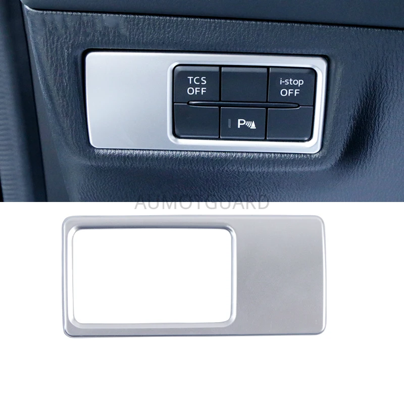 

Car Head Lamp Light Switch Headlight Adjustment Knob Panel Control Protective Trim Car Styling For Mazda CX-5 CX5 2017 2018 2019