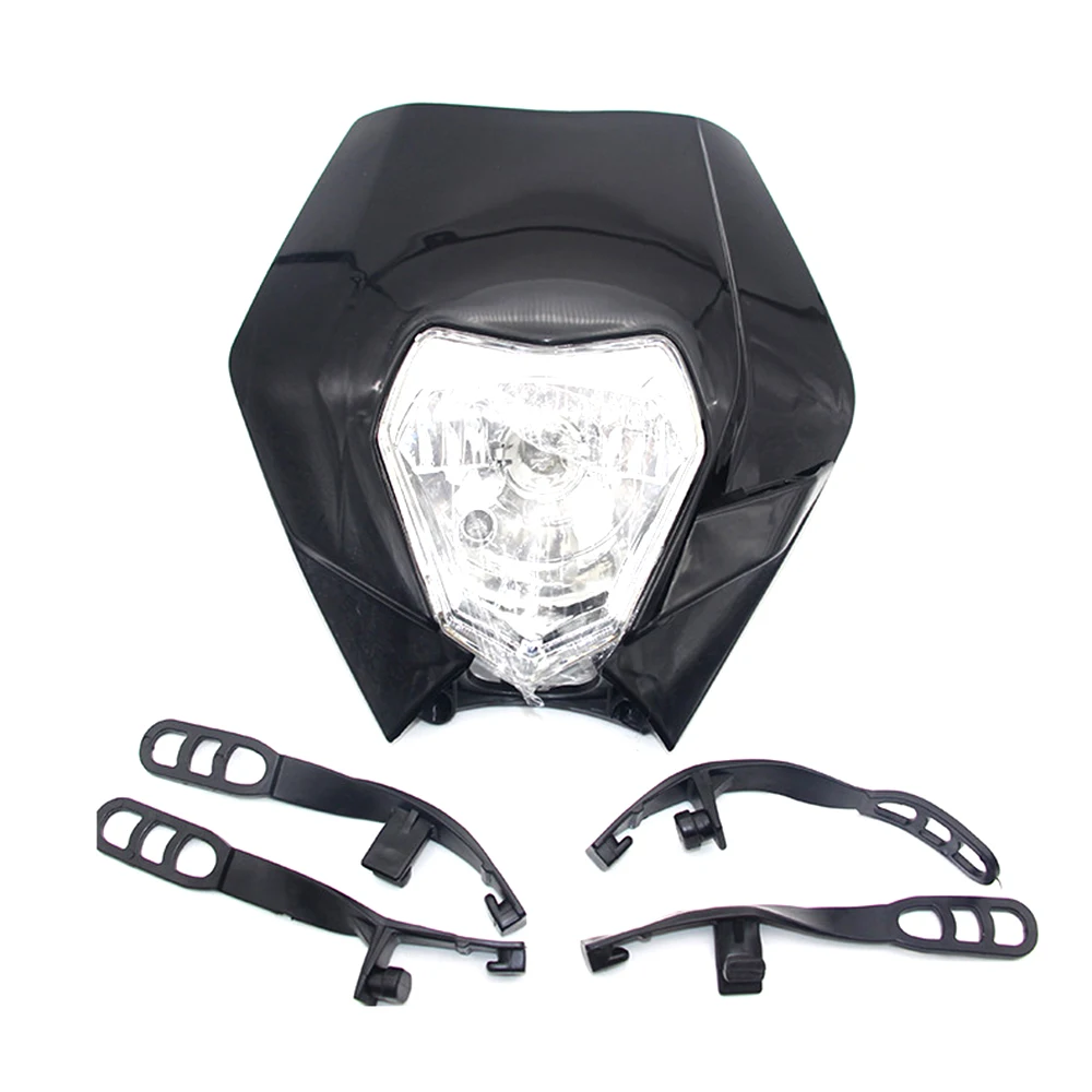 

Motorcycle Headlight Headlamp Dual Sport Dirtbike Off Road Motocross Head Light Mask For KTM SMR EXC SX Yamaha WR