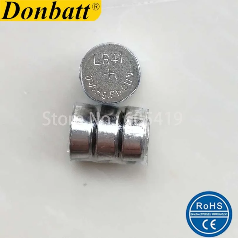3 шт. LR41 4 5 V кнопочные батареи 3/термоусадочная упаковка AG3 Аккумуляторы для