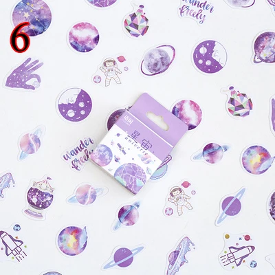 50 шт./кор. Kawaii Единорог Стикеры милых игрушек Стикеры s пуля журнал Стикеры Размер s для детей DIY дневник в стиле Скрапбукинг декора расходные материалы - Цвет: 6