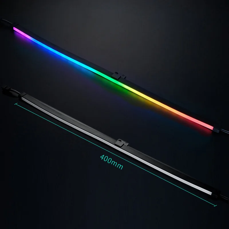 Combo Light Strip ARGB Neon Computer Case Decoration Led Strip 5V 3PIN Light Header AURA 400mm x 2Pcs Combo Light Strip ARGB Neon Computer Case Decoration Led Strip 5V 3PIN Light Header AURA 400mm x 2Pcs