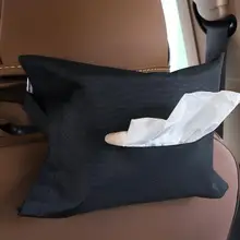 Автомобильный кожаный солнцезащитный козырек подлокотник сиденье задняя коробка ткани держатель съемные наклейки коробка для салфеток Подходит для BMW TOYOTA LEXUS FORD NISSAN