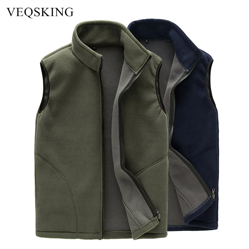 

Men's Spring Fleece Softshell Vest Outdoor Hiking Climbing Trekking Fishing Male Warm Sleeveless Jackets hiking jacket