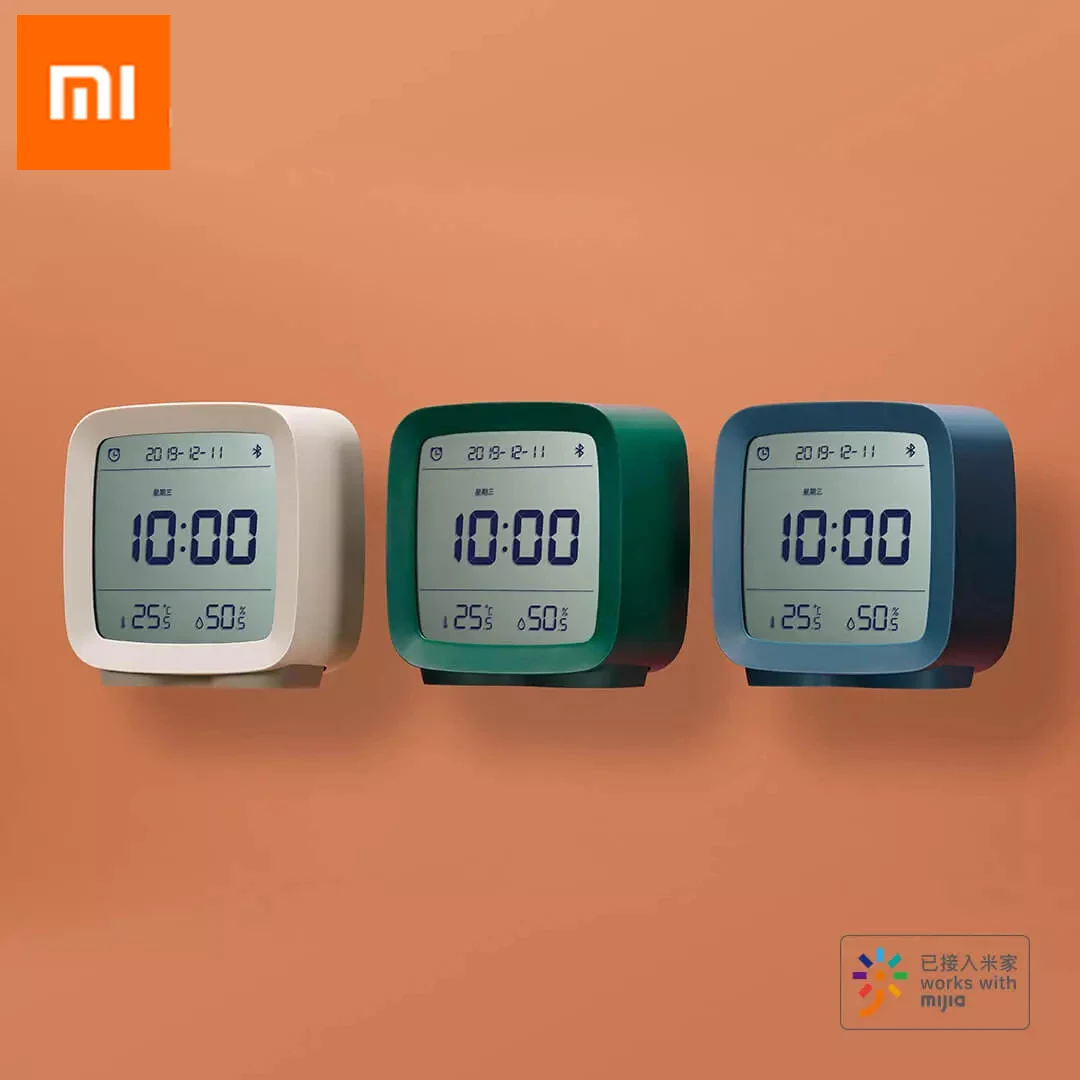 

Pre-sale Original Xiaomi Qingping Bluetooth alarm clock temperature and humidity monitoring night light three-in-one 3 colors