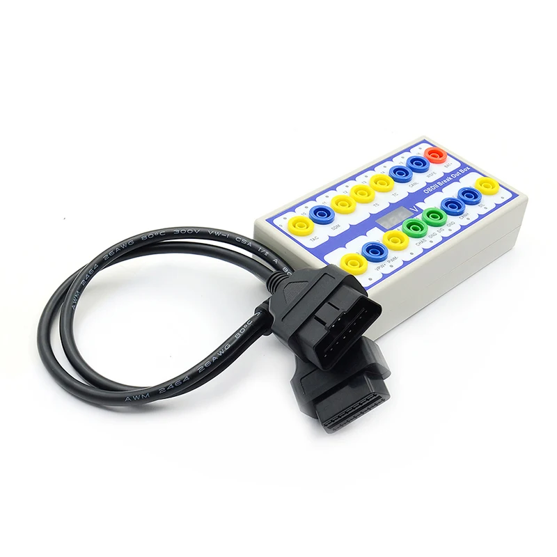 OBDII 브레이크 아웃 박스, 자동차 OBD2 브레이크 아웃 박스, 자동차 프로토콜 감지기, 자동 테스트 박스, 자동차 커넥터, 자동차 감지기