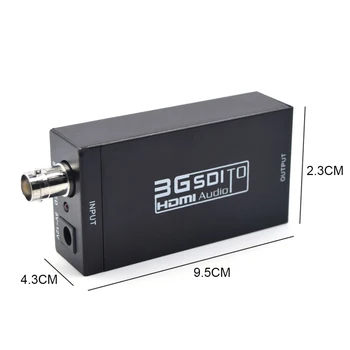 

1080P MINI 3G SDI to HDMI Converter Audio Video Converter Adapter HDMI Extender for Monitor HDTV Projector