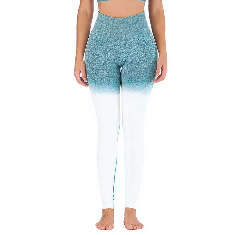 Женские спортивные Леггинсы Бесшовные штаны для йоги спортивные, облегающие эластичные, высокая посадка беговые леггинсы женские штаны для йоги