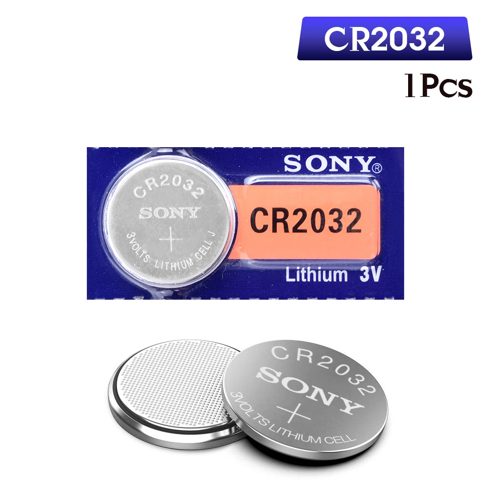 SONY 1-50Pcs CR2032 3V Lithium Button Cell Batteries BR2032 DL2032 ECR2032 CR 2032 Coin Battery Single Use For Watch Calculator