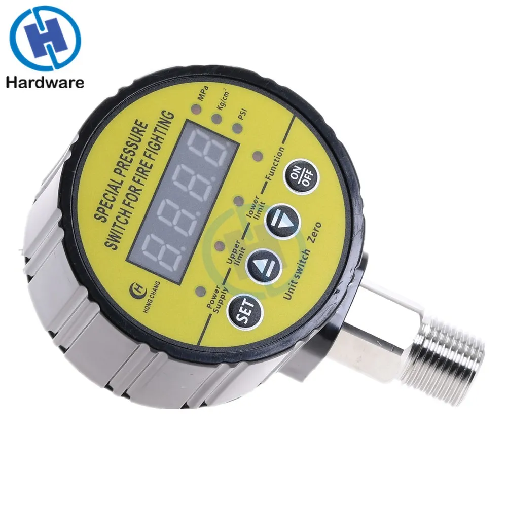 Electronic Pressure Controller G1/8in AC220V Compressor Pressure Controller for Voltage Limit Control Refrigeration Equipment Electronic Pressure Controller G1/8in AC220V Compressor Pressure Controller for Voltage Limit Control Refrigeration Equipment
