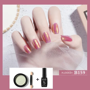 

kodi 2020 Newest Nail Art Manicure Makeup UV nail Gel Holographic Mirror Effect Metal Powder Air Cushion Magic Powder
