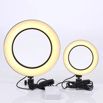

10 Inches phone selfies Selfie Ring Light LED for Youtube Streaming Live Makeup Lamp Fill Light Stand Ring Light With holder