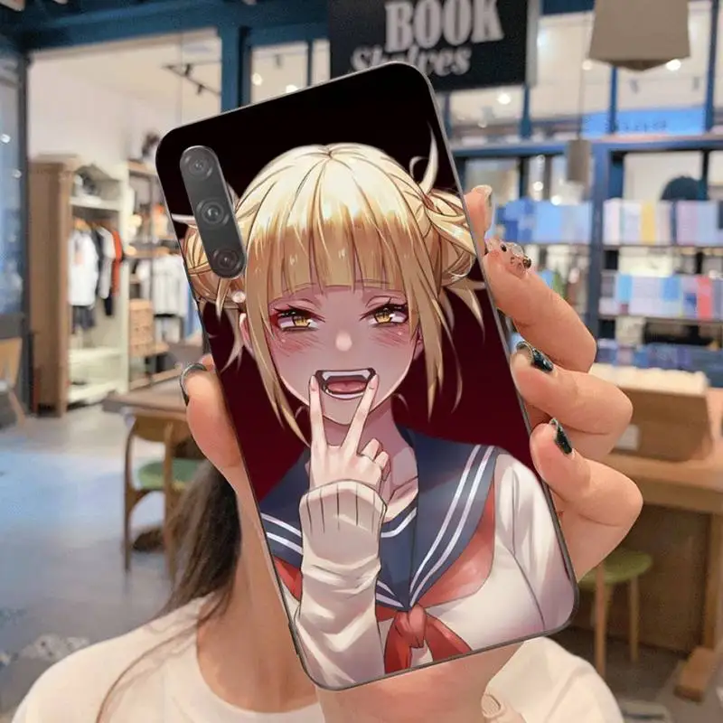 CUTEWANAN Anime Nhật Bản Kawaii Girl Đen Mềm Vỏ Ốp Lưng Điện Thoại Capa Cho Huawei Nova 6se 7 7pro 7se Danh Dự 7A 8A 7C Prime2019